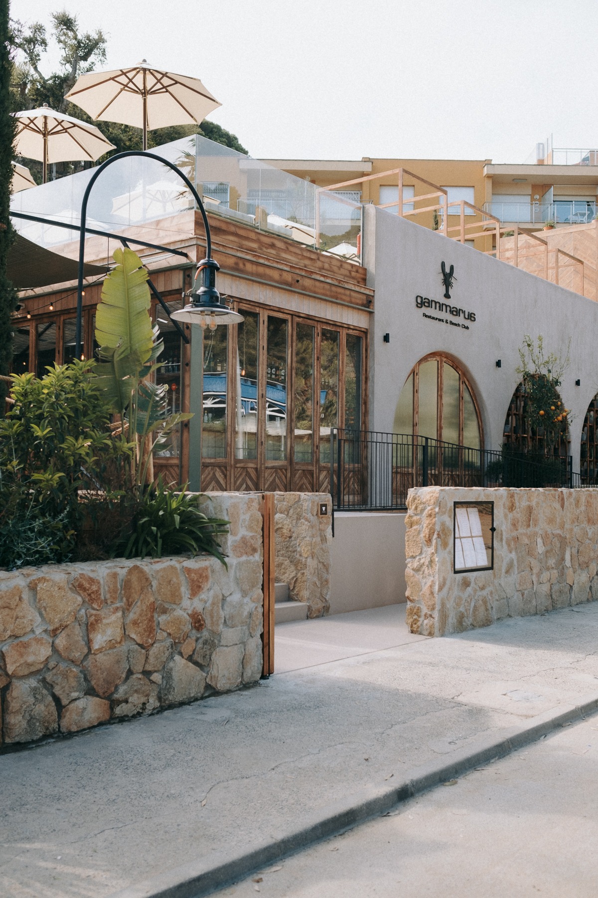 Gammarus Restaurant & Beach Club​ entrance