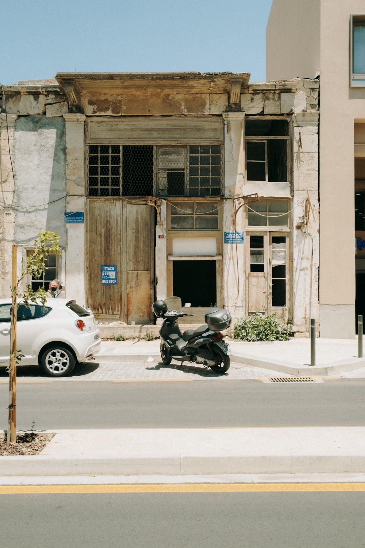 Opuszczony budynek Heraklion Kreta