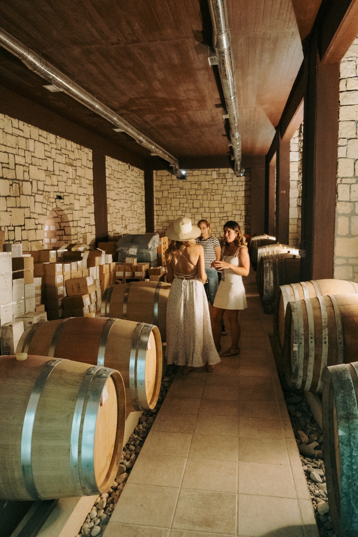 Degustacji win na krecie