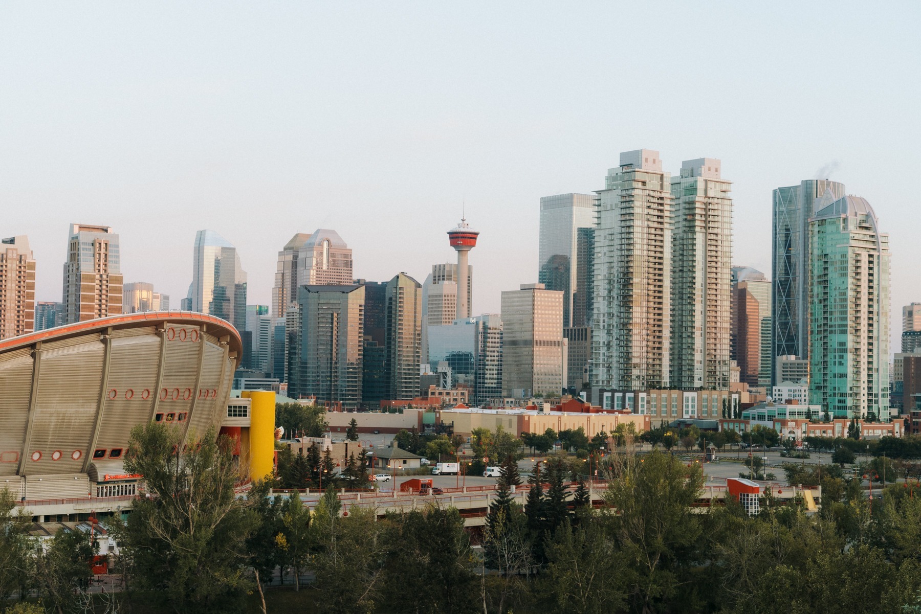 skyline calgary view
