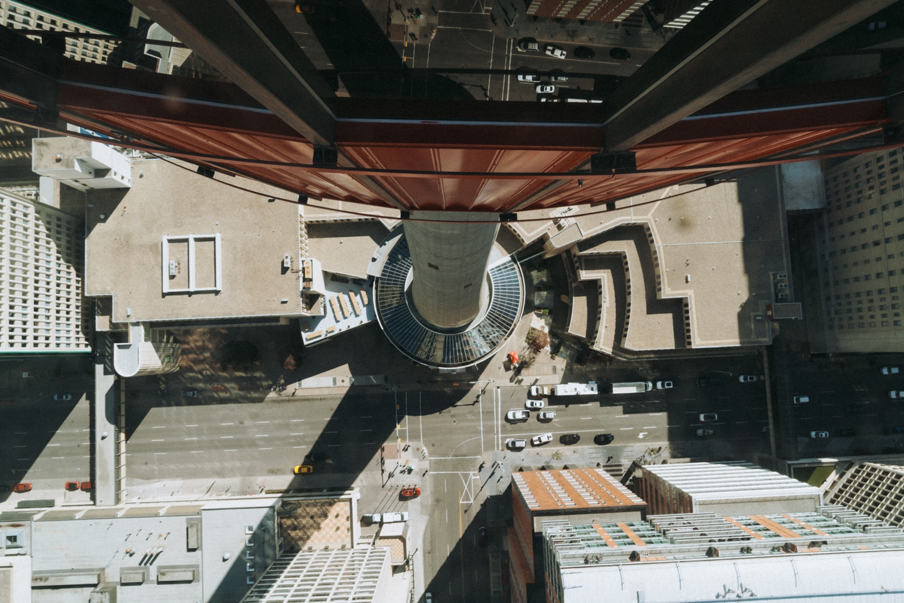 szklana podłoga w Calgary tower