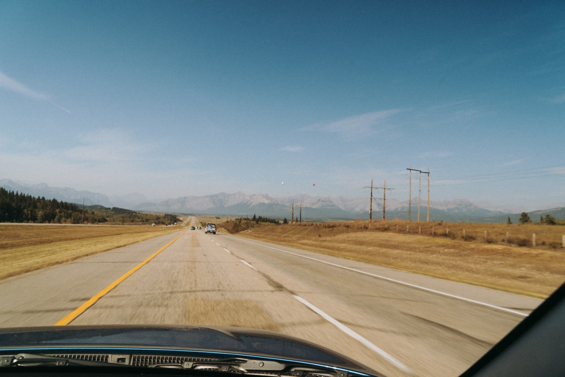 Droga Calgary do Banff