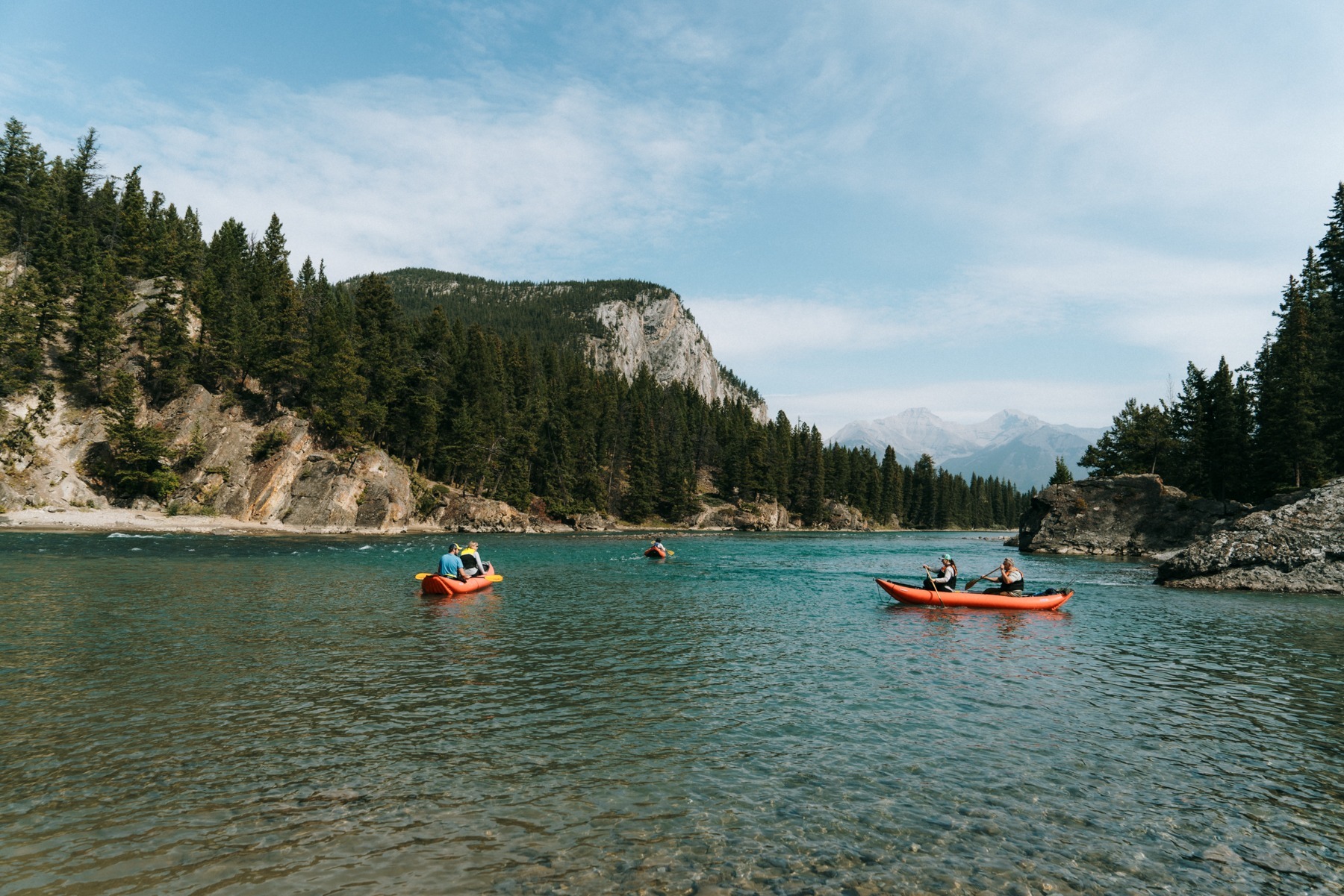 Rzeka Bow Góry Skaliste