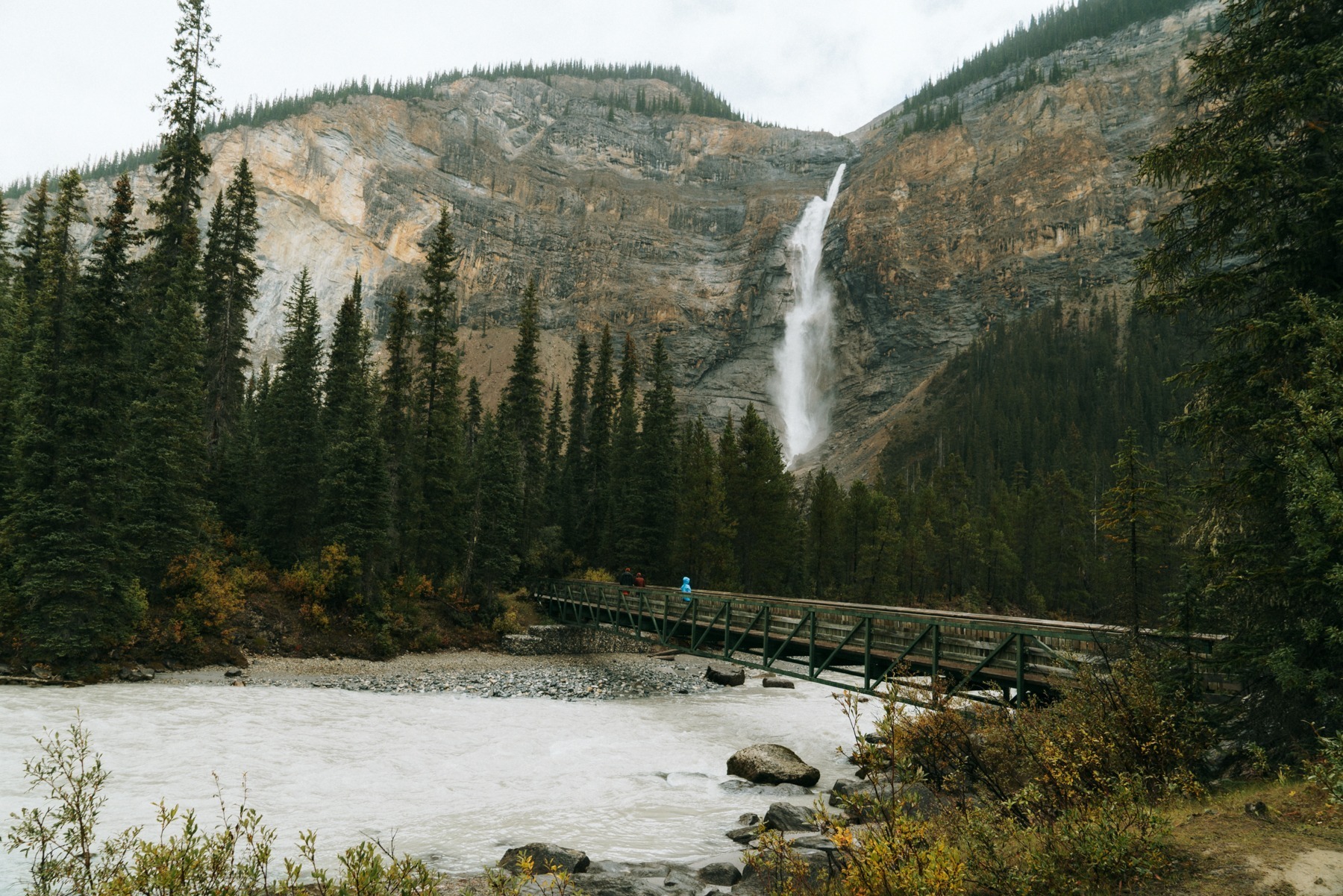 Takakkaw Falls Góry Skaliste Kanada