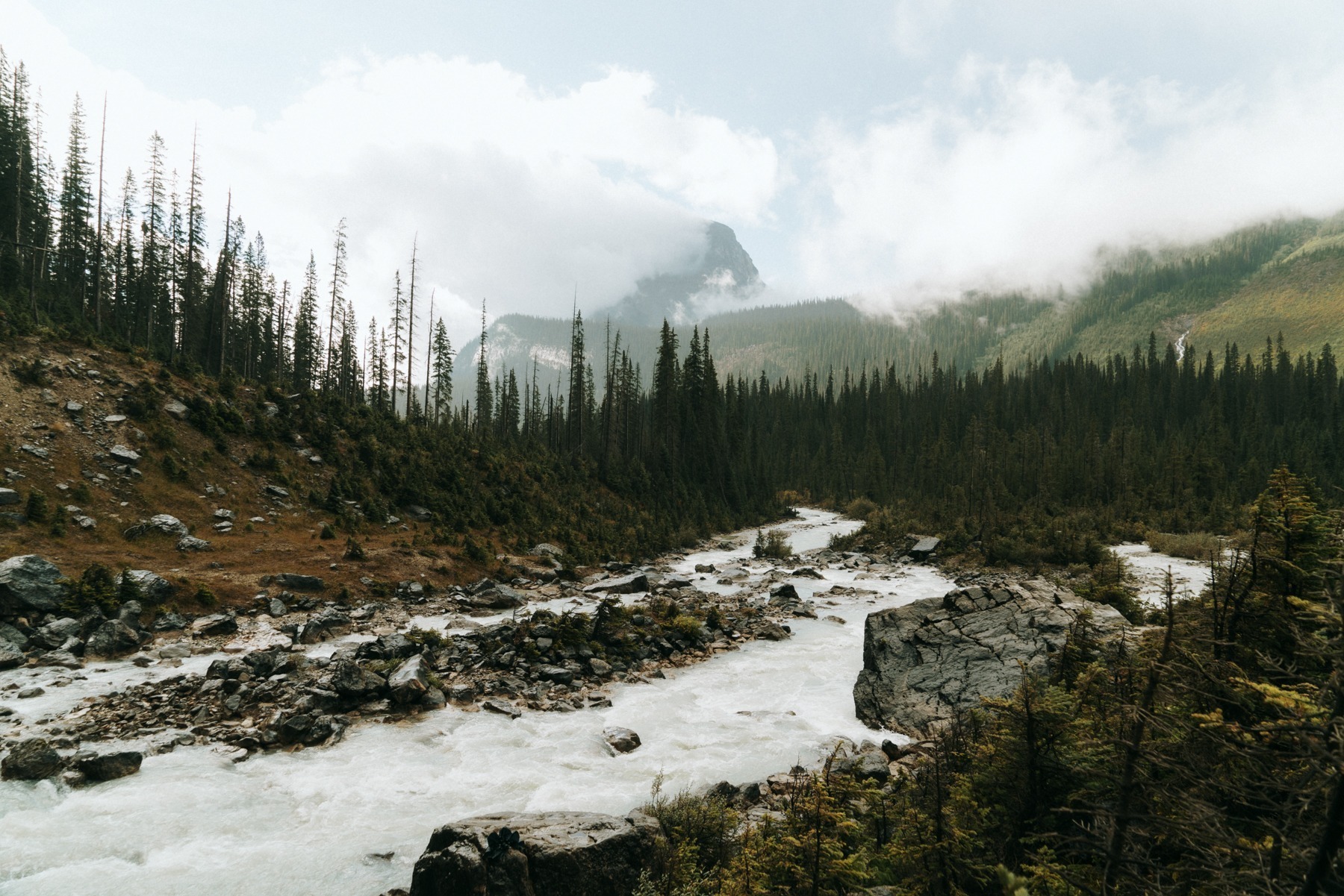 Droga do Takakkaw Falls